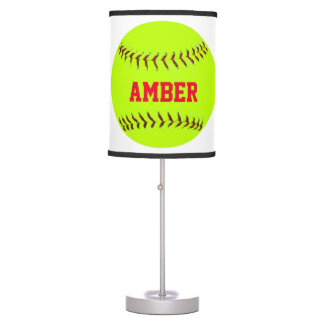 Lampe de softball Lady personnalisée