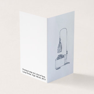 Lampe Grampy et une boîte pleine d'amour.