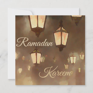 Lampes Ramadan - Carte Plat