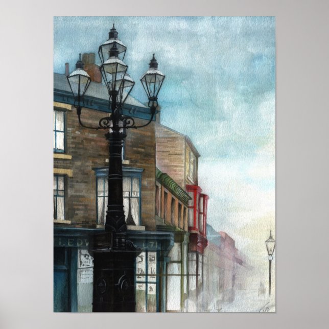 Lampes Thornaby 5, Misty - POSTER (Devant)