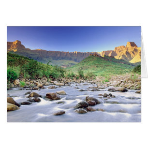 L'amphithéâtre et la rivière Tugela dans le Draken