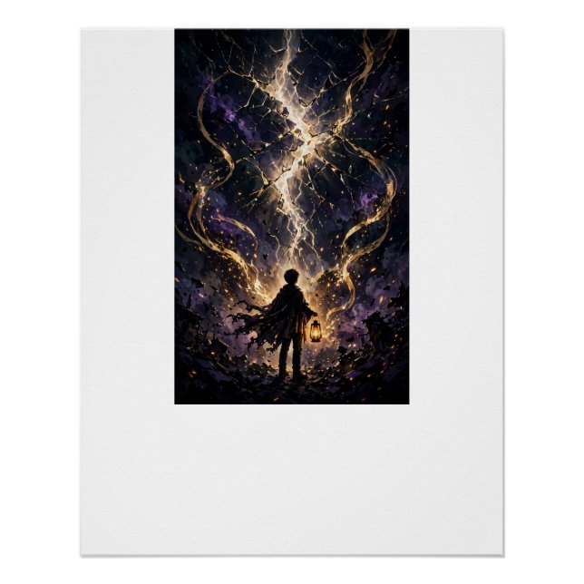 Lamplighter de Broken Sky — Affiche d'art (Devant)