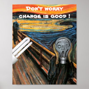 L'ampoule hurlante Ne t'inquiète pas Poster