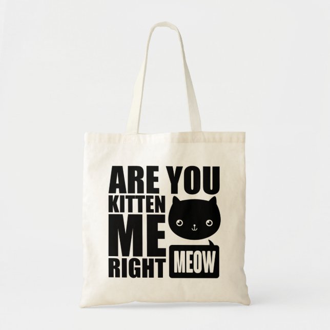 L'amusement drôle sont vous chaton je sac (Devant)