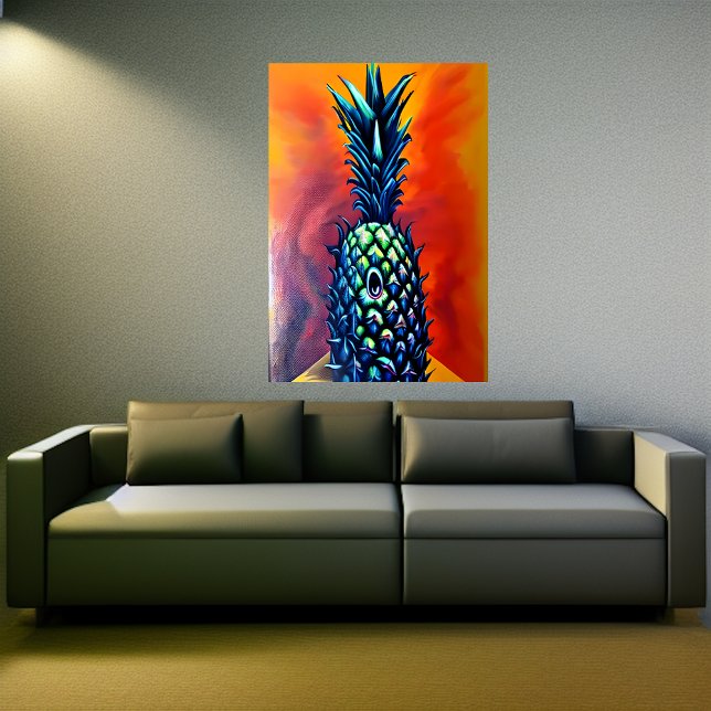 L'ananas | AI Art Poster (Créateur téléchargé)