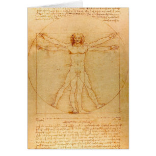 L'anatomie humaine, Vitruvien par Léonard de Vinci