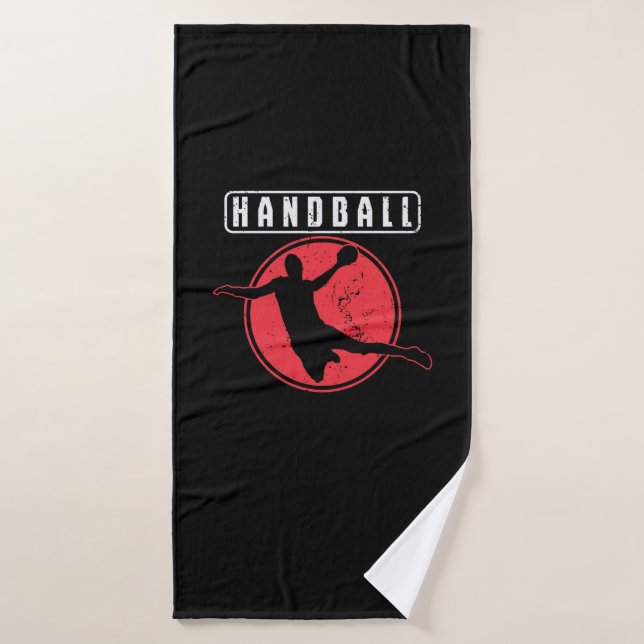 Lancer et Porte du Handball (Serviette de bain)