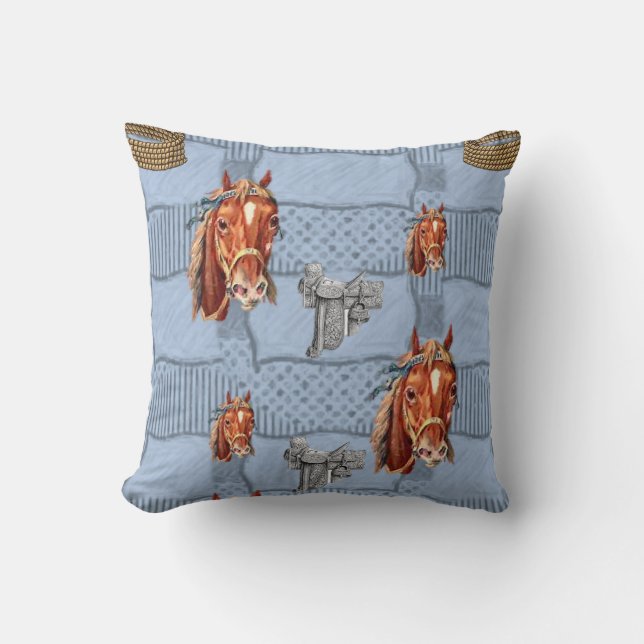 lancer oreiller Cheval (Recto)