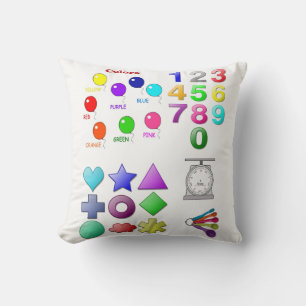 lancer oreiller décore enfants