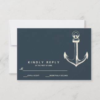 L'ancrage bleu | Mariage RSVP