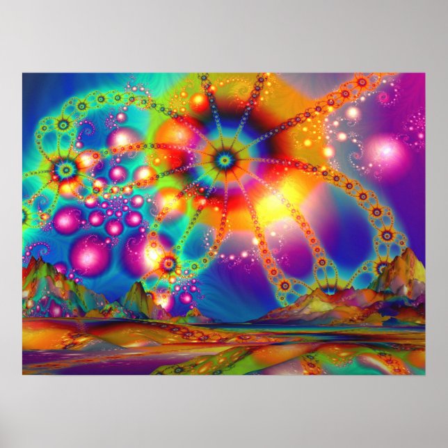 Land of Psychedelic Illuminations - Poster (Devant)