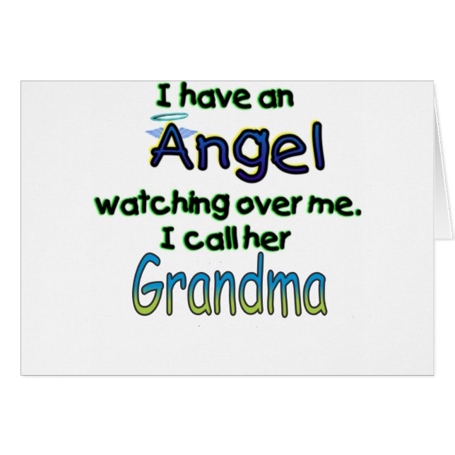 L'ANGE A APPELÉ GRANDMA (Devant horizontal)