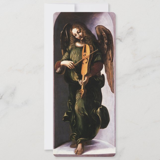 L'ange en vert jouant de la vielle de Léonard de V (Devant)