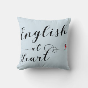 L'anglais au coussin de jet de coeur, Angleterre