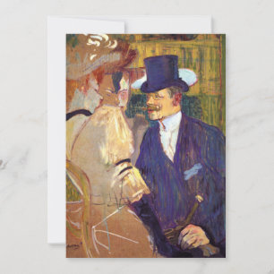 L'Anglais par Toulouse Lautrec, Art Vintage
