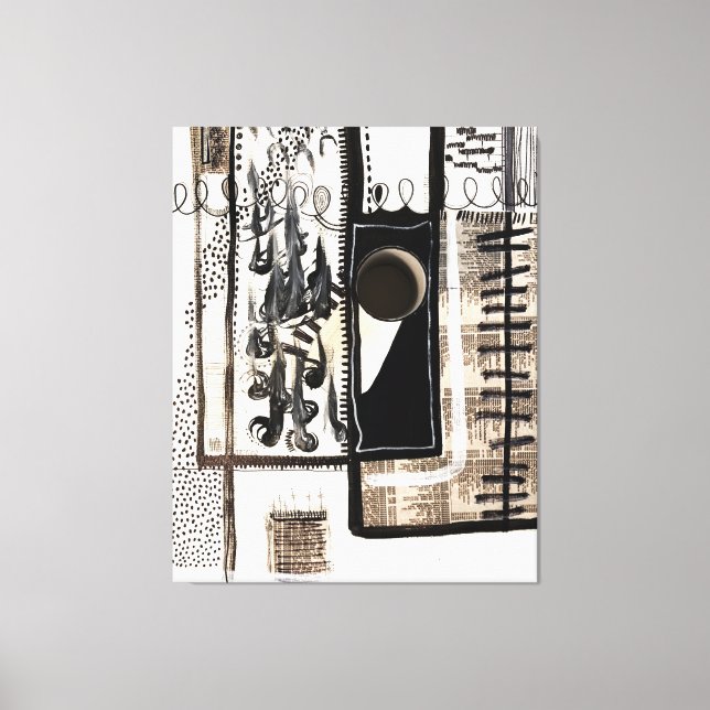 Langue de la ville toile étirée (Recto)