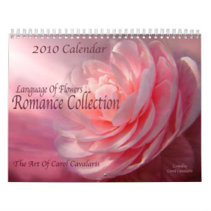 Langue des fleurs - calendrier Romance de