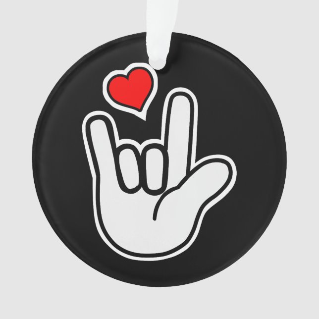 Langue des signes I Love You Sign (devant)