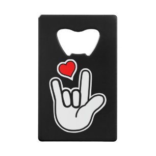 Langue des signes I Love You Sign