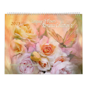 Langue du calendrier Romance 2015 de 2 arts de