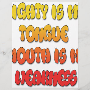 Langue Tirée : Drôle Citation Langue Colorée Texte