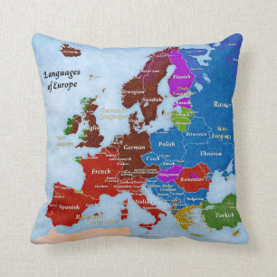 Langues de coussin de l'Europe