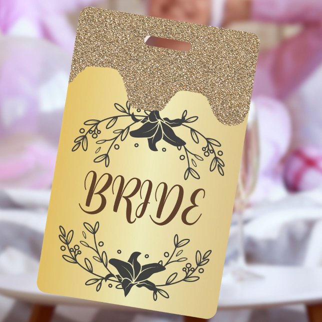 Lanière de badge pour enterrement de vie de jeune  (Bride hen do badge)