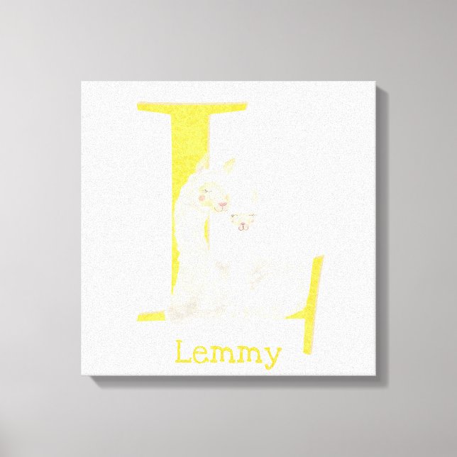 L'animal ABC est destiné à l'impression de toile d (Recto)