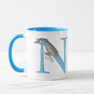 L'animal ABC N est pour la mug narval