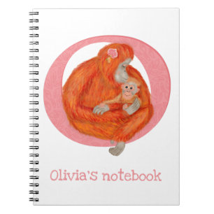 L'animal ABC O est pour le carnet orangoutan