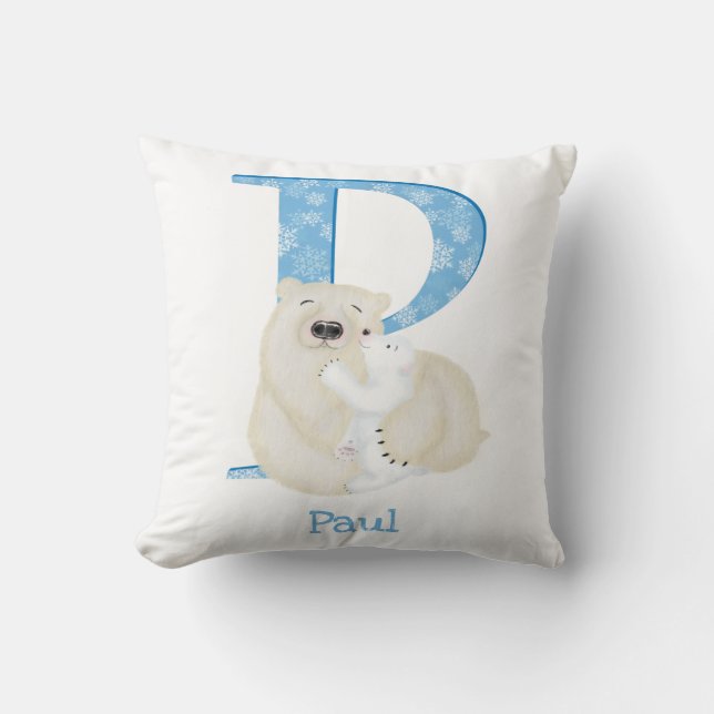 L'animal ABC P est pour coussin d'ours polaire (Recto)