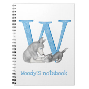 L'animal ABC W est pour le carnet de loup