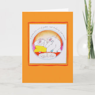 L'anniversaire d'ours occasionne la carte