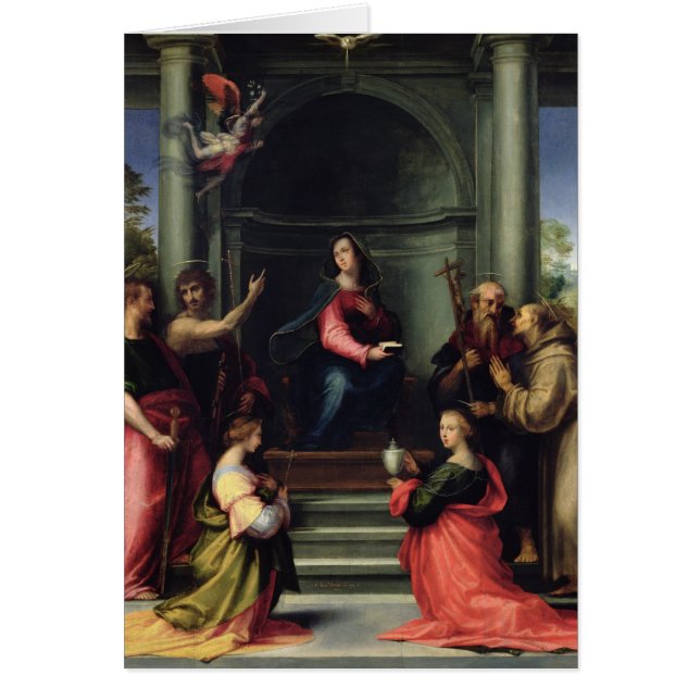 L'annonce avec des saints, 1515 (Devant)