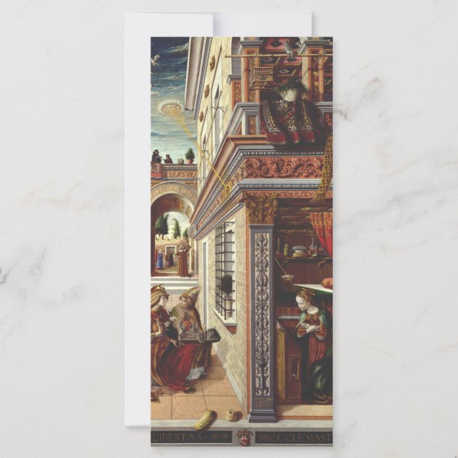 L'Annonciation Carlo Crivelli Art de la Renaissanc (Devant)