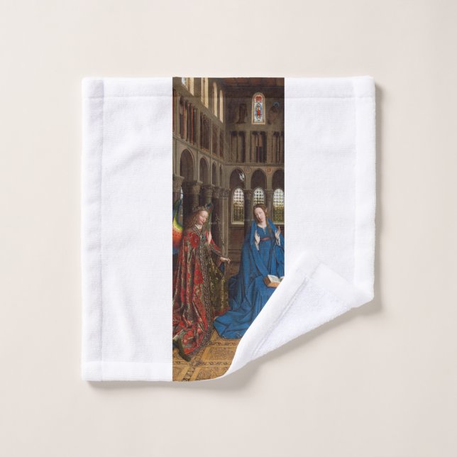 L'Annonciation de Van Eyck Premium Lumière de Cath (Gant de toilette)