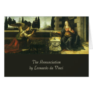 L'Annonciation du Seigneur de Léonard de Vinci