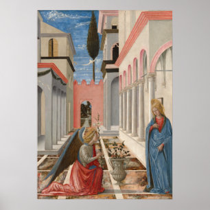 L'Annonciation - Fra Carnevale Affiche d'art
