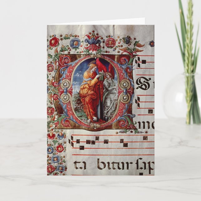 L'Annonciation, historiquement 'O' initial (Devant)