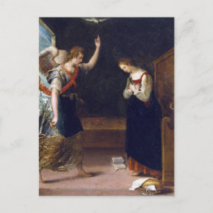 L'Annonciation par Lavinia Fontana Carte postale