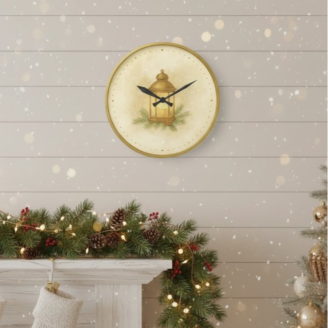 Lanterne Cosy Horloge Murale Hiver – MerryMist Cha (Créateur téléchargé)
