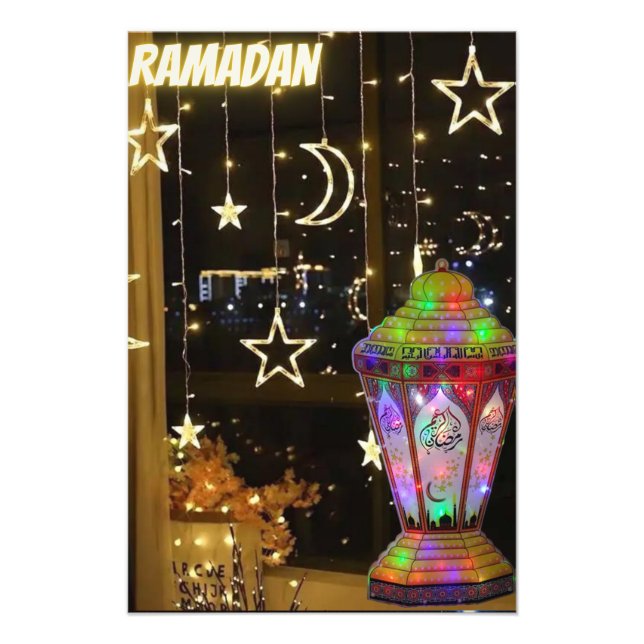 lanterne du Ramadan. Photographie (Devant)