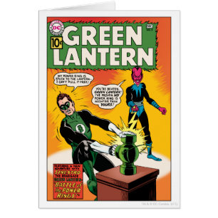 Lanterne et couverture vertes de Sinestro