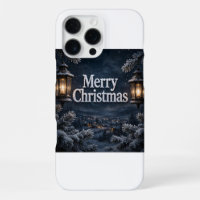 Lanterne Joyeux Noël Coque iPhone 16 Pro Max
