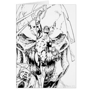 Lanterne verte avec flux de lumière