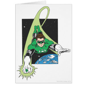 Lanterne verte dans l'espace