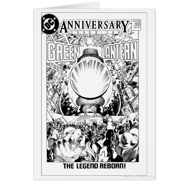 Lanterne verte - La légende renaît, noir et blanc (Devant)