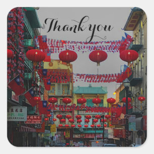 Lanternes chinatown de San Francisco #4 Stickers