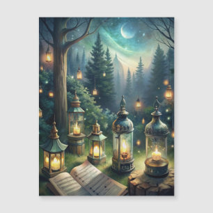 Lanternes de la Forêt Enchantée sous la Lumière de