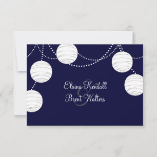 Lanternes de soirée RSVP (marine)